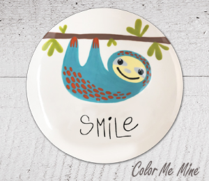 Henderson Sloth Smile Plate