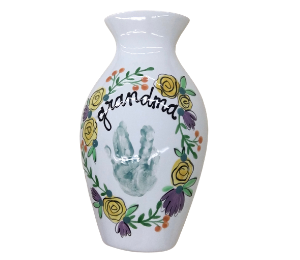 Henderson Floral Handprint Vase
