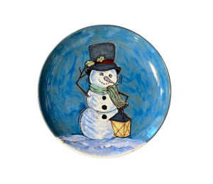 Henderson Rustic Glazed Snowman