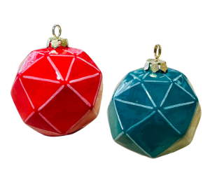 Henderson Jewel Toned Faceted Ornament