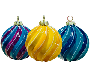 Henderson Jewel Toned Spiral Ornament