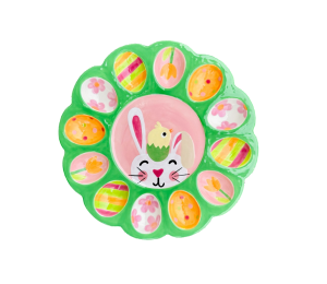 Henderson Easter Sherbet Egg Plate